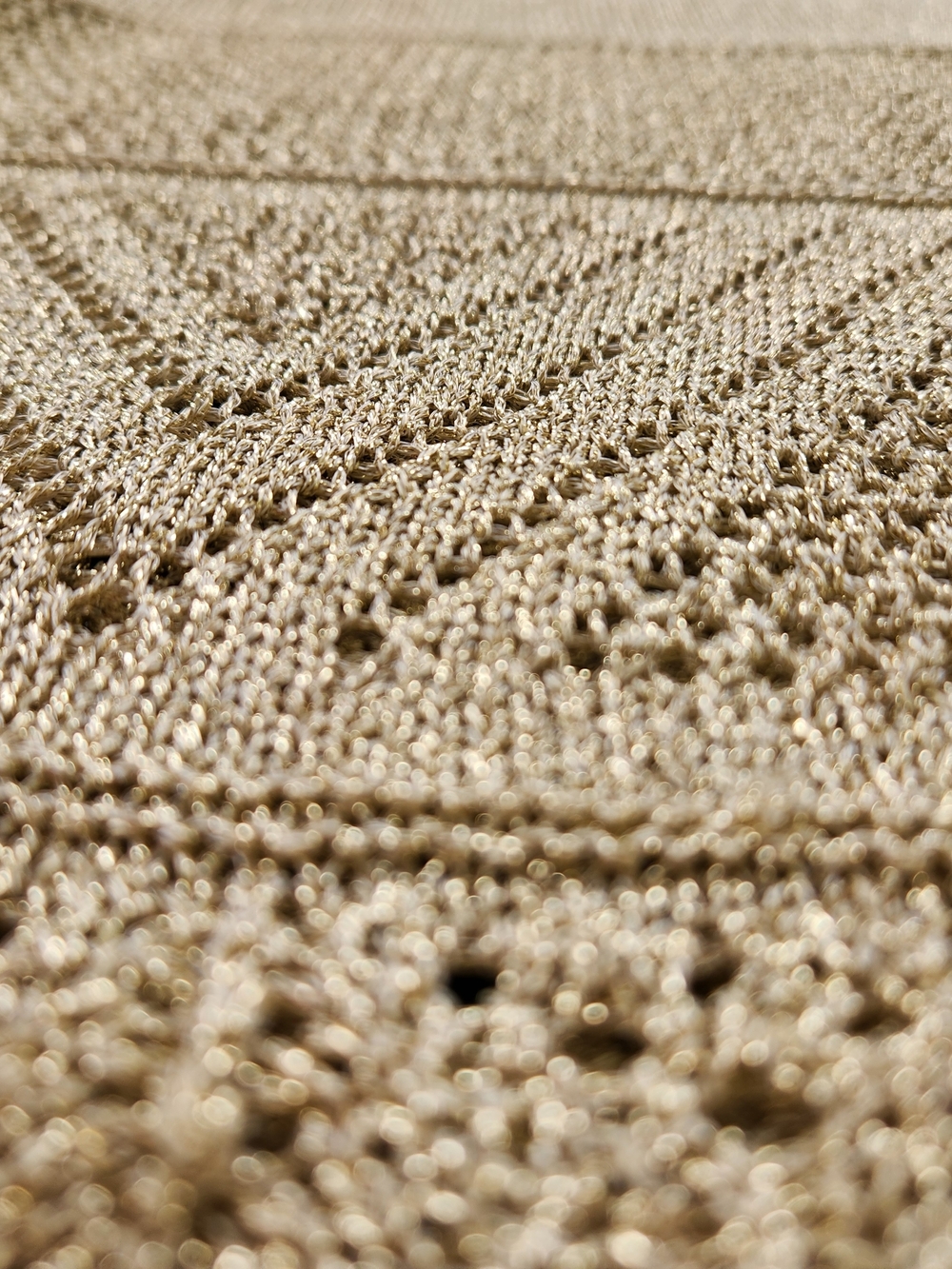 House of Harlow 1960 Gold Crochet-Trim Midi Skirt Size XS - Picture 3 of 4